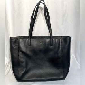 Beautiful Kate Spade Large Leather Black Tote Bag